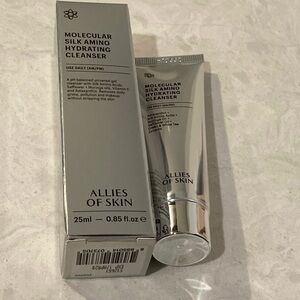 Allies of Skin Molecular Silk Amino Hydrating Cleanser 25ml NIB Sealed Exp 04/28
